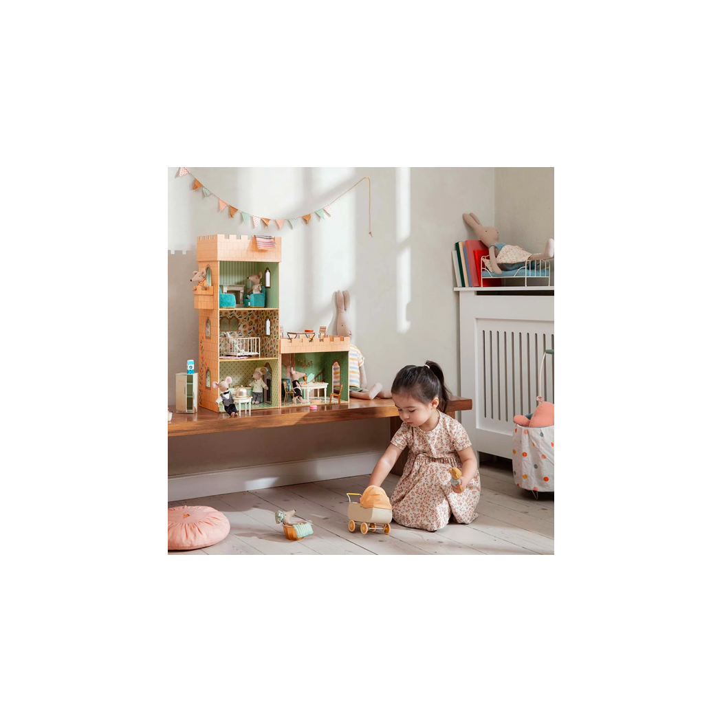 Akcesoria dla lalek - Miniaturowy Baldachim - Mint - Maileg