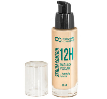 Naturalny Nr 2 Podkład Matujący 12H Sebum Control 30 ml - Szafir Diadem Cosmetics