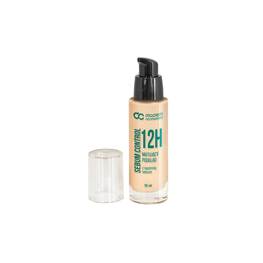 Naturalny Nr 2 Podkład Matujący 12H Sebum Control 30 ml - Szafir Diadem Cosmetics