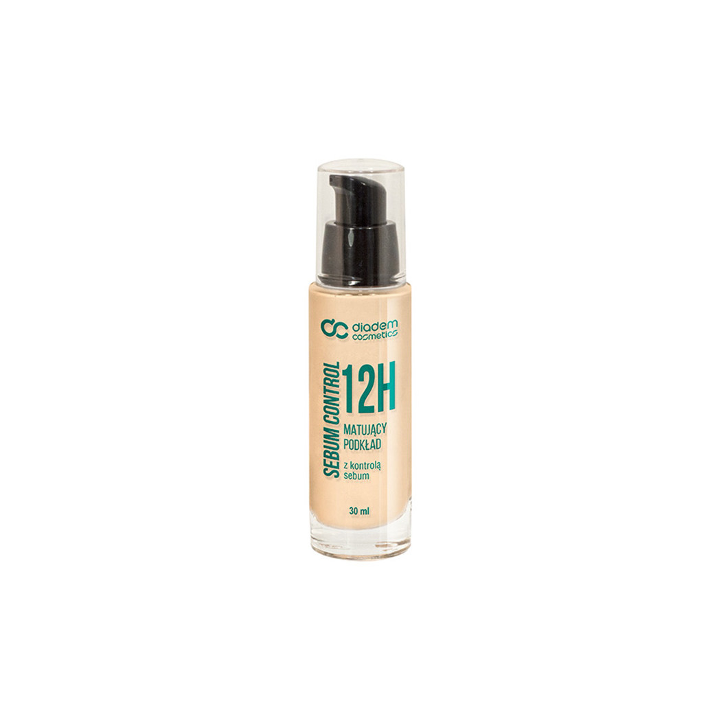 Naturalny Nr 2 Podkład Matujący 12H Sebum Control 30 ml - Szafir Diadem Cosmetics