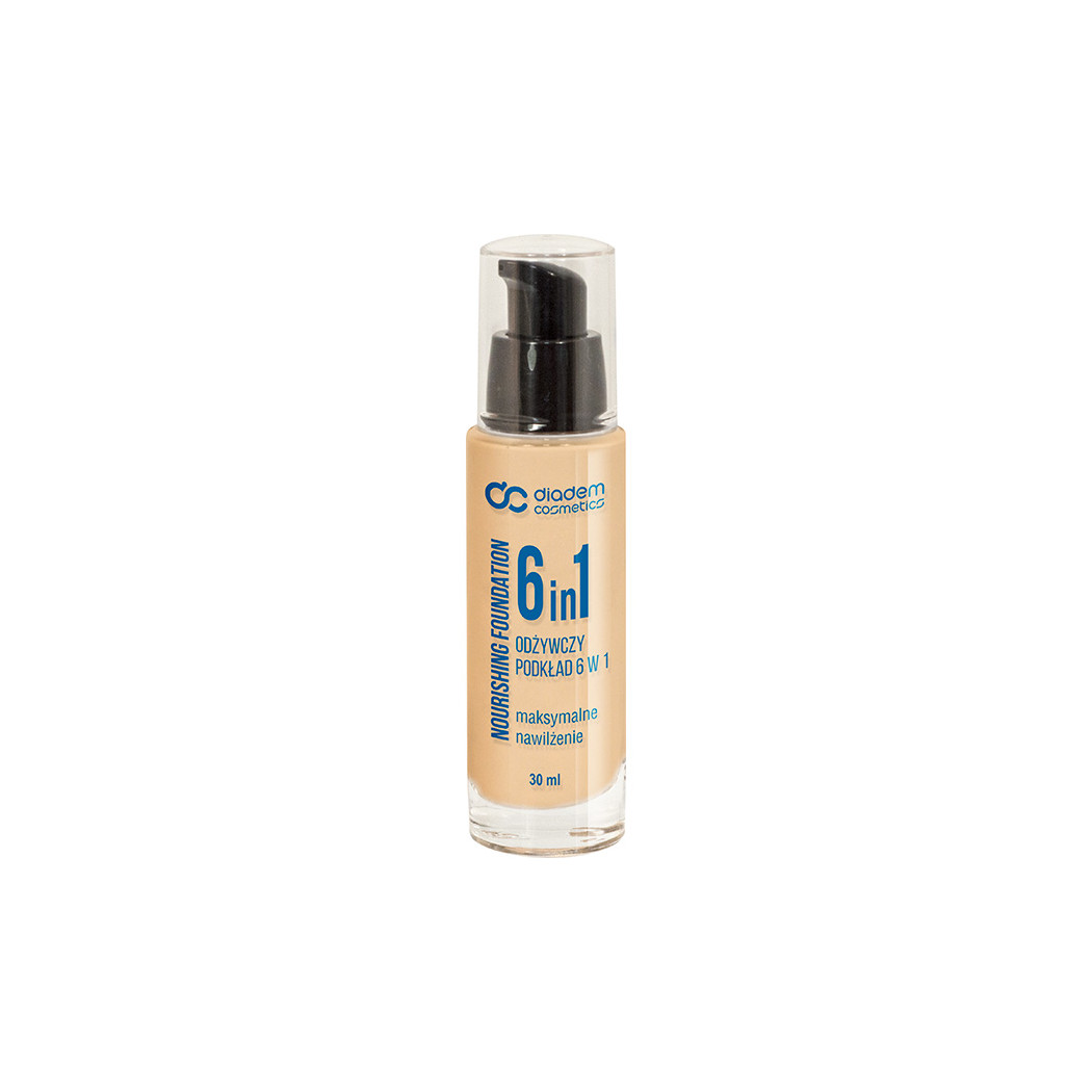 PROMOCJA Beż Nr 3 Podkład Nawilżający 6w1 Odżywczy 30 ml - Szafir Diadem Cosmetics