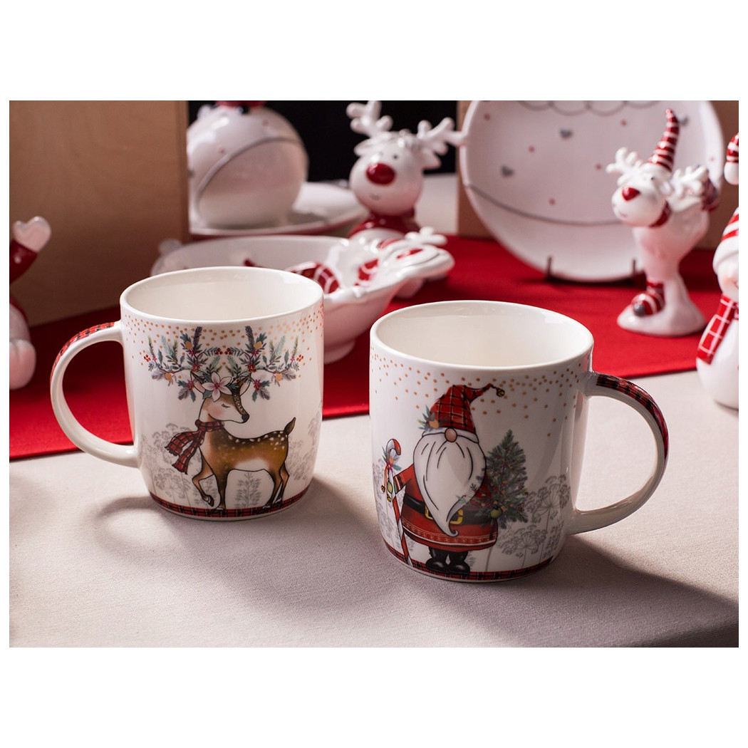 Renifer - Kubek w Kartoniku Baryłka Szeroka 300 ml - Altom Design