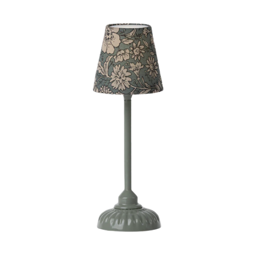 Dark Mint - Mała Lampa Podłogowa - Vintage Floor Lamp Small - Maileg