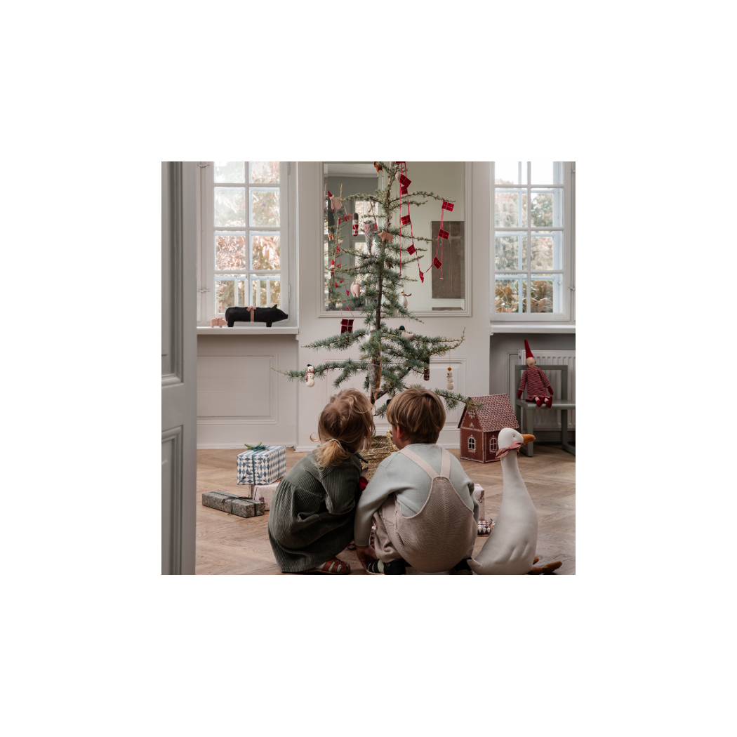 Złota Mała Trąbka - Dekoracja Bożonarodzeniowa - Metal Ornament Trumpet - Akcesoria dla Lalek - Maileg