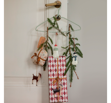 Miedziana Mała Trąbka - Dekoracja Bożonarodzeniowa - Metal Ornament Trumpet - Akcesoria dla Lalek - Maileg