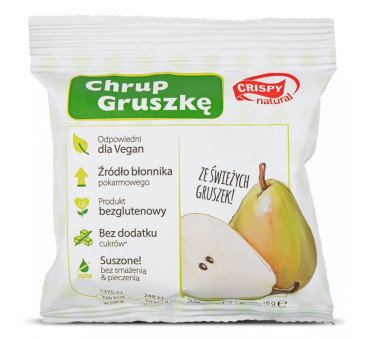 Gruszka Suszona Chipsy 18g - Plasterki - Crispy Natural