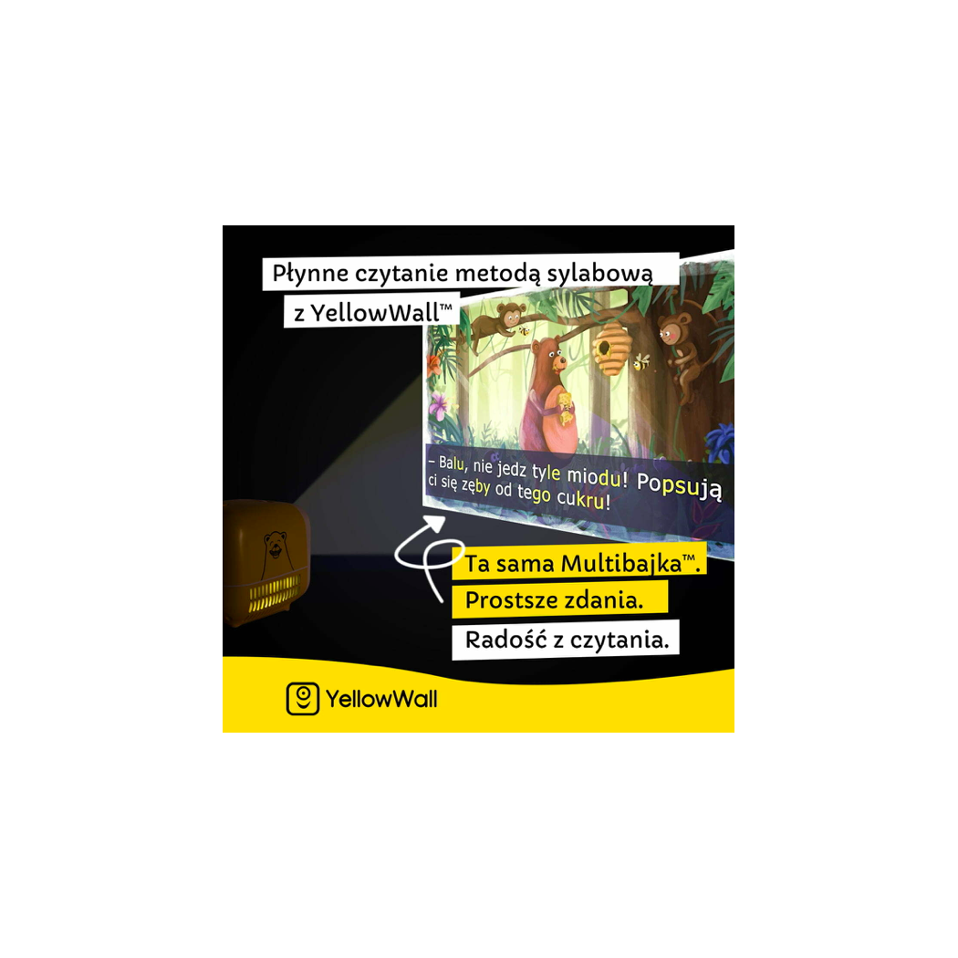 Zestaw Startowy - Projektor YellowWall + 4 Multibajki - YellowWall