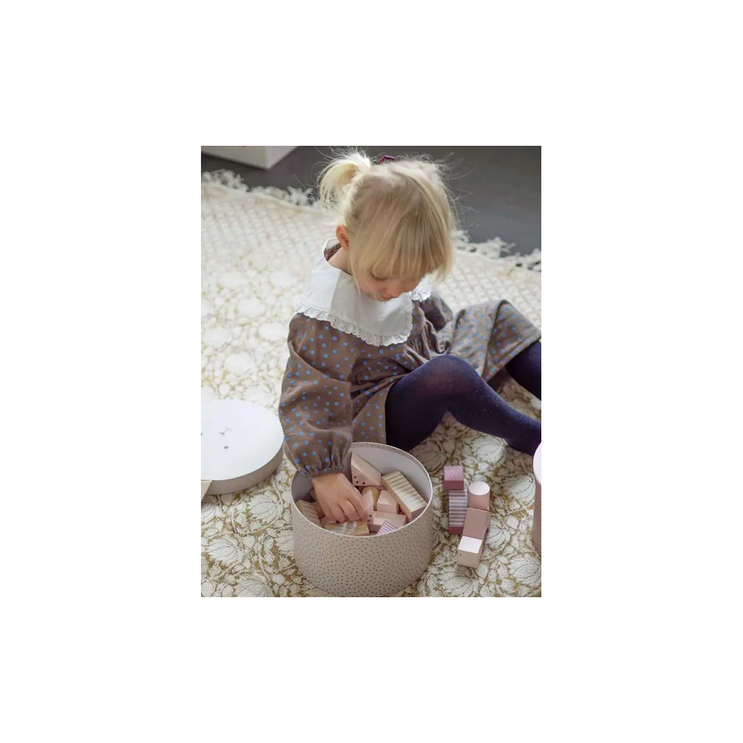 Księżniczki - Różowe Drewniane Klocki - JaBaDaBaDo