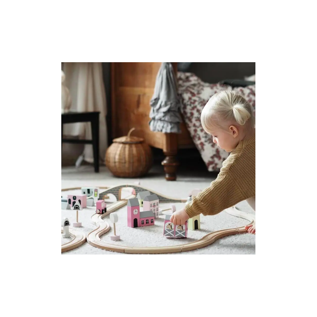 Różowy Tor Samochodowy - JaBaDaBaDo