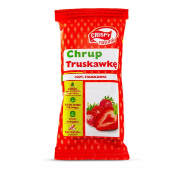 Truskawka Suszona Chipsy 10g - Plasterki - Crispy Natural