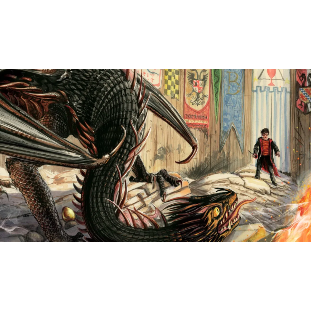 Harry Potter i Czara Ognia - Wydanie Ilustrowane - Joanne K. Rowling - MEDIA RODZINA