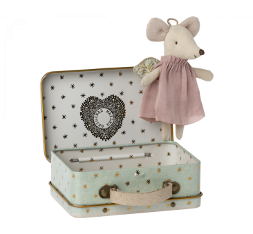 Myszka Aniołek w Walizce - Angel mouse in suitcase - Maileg