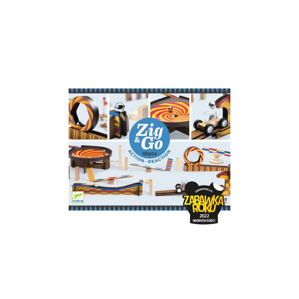 Zestaw Zig & Go - 45 elementów - Djeco