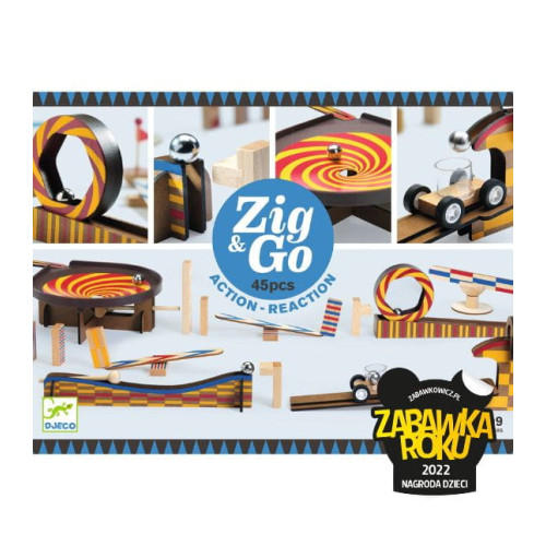 Zestaw Zig & Go - 45 elementów - Djeco
