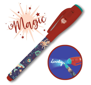 STEVE - Magiczny Długopis z Niewidzialnym Atramentem - Znikający Tusz - UV - Djeco