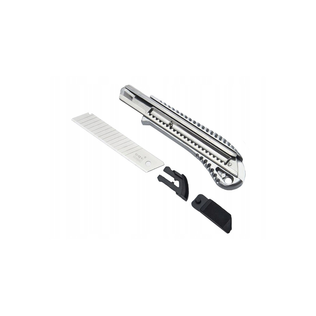 Metalowy Nożyk do Tapet - Łamane Ostrze - 18 mm