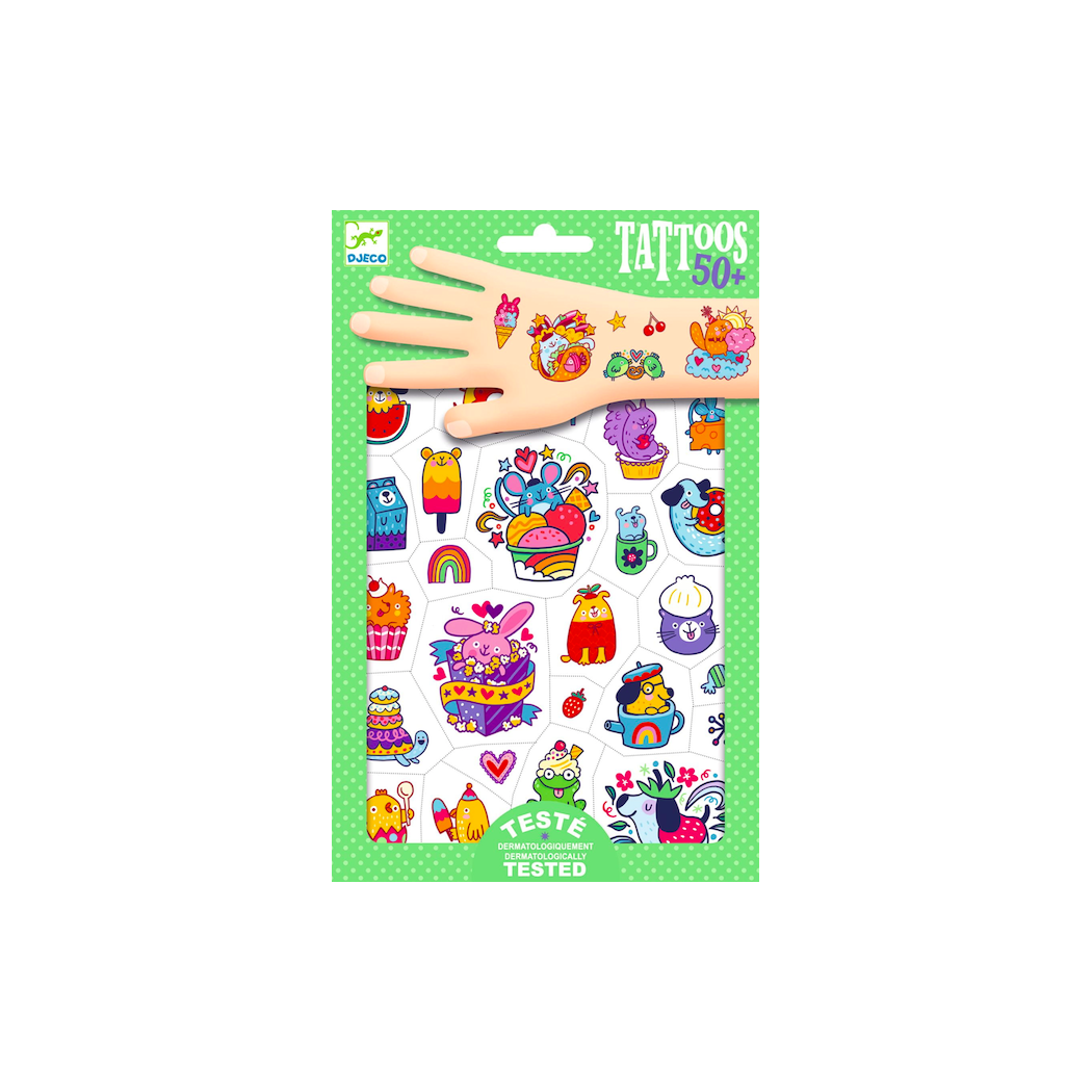 Mini Słodkości -  Tatuaże - Djeco