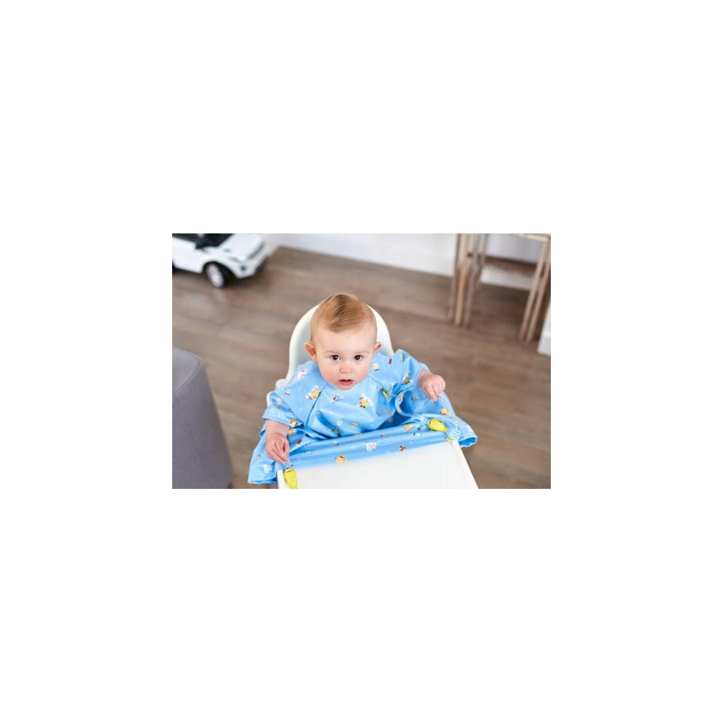 Duck Pool Party - Wodoodporny Śliniak z krótkim rękawem BLW - BIBaDO