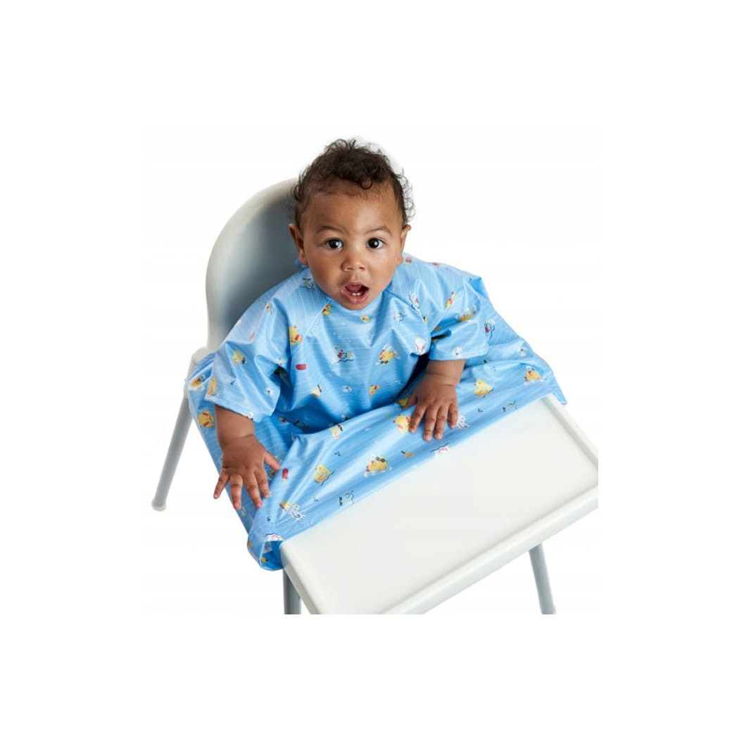 Duck Pool Party - Wodoodporny Śliniak z krótkim rękawem BLW - BIBaDO