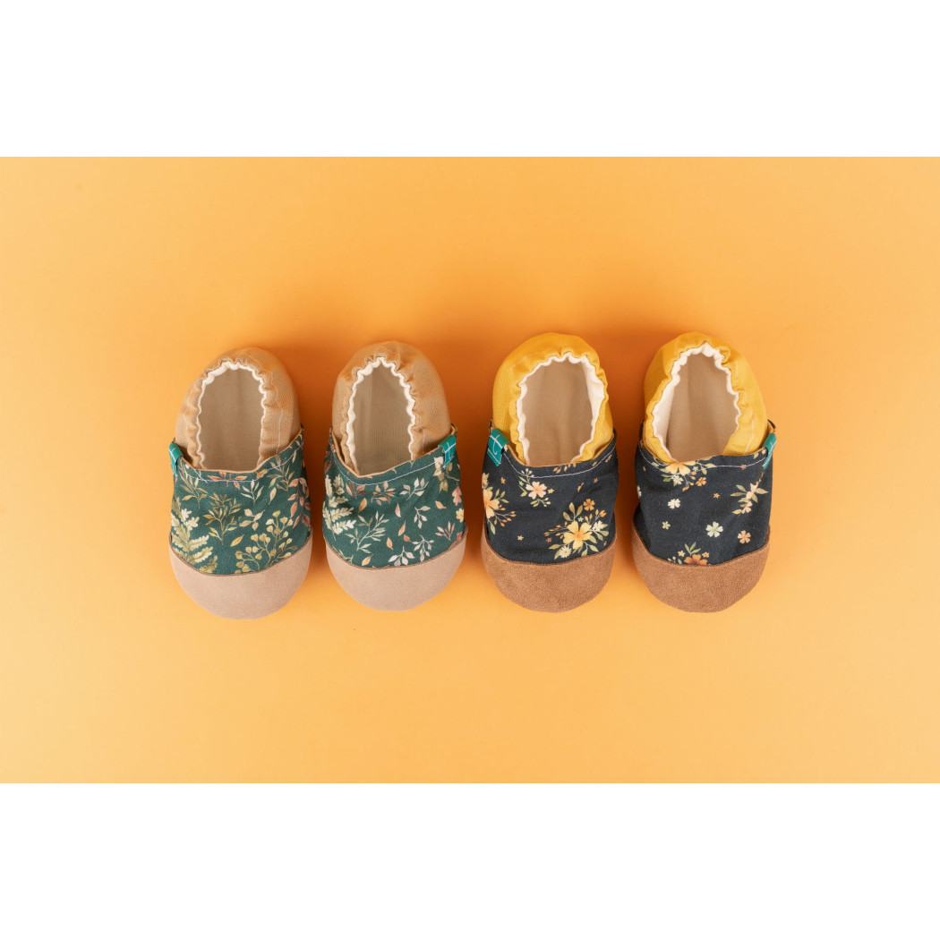 So Green - rozmiar 12-18 miesięcy - Papcie Titot - SKÓRZANA PODESZWA