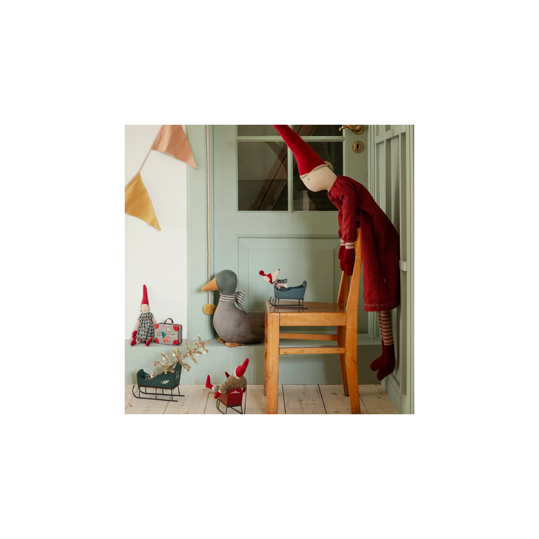 Petrol/Gold - Wstążka 25 m - Ribbon -  Maileg