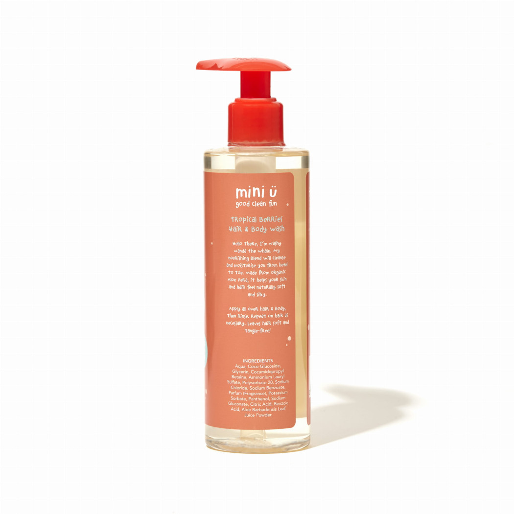 Naturalny Żel do Mycia Ciała i Włosów dla Dzieci i Niemowląt 250 ml - MINI-U