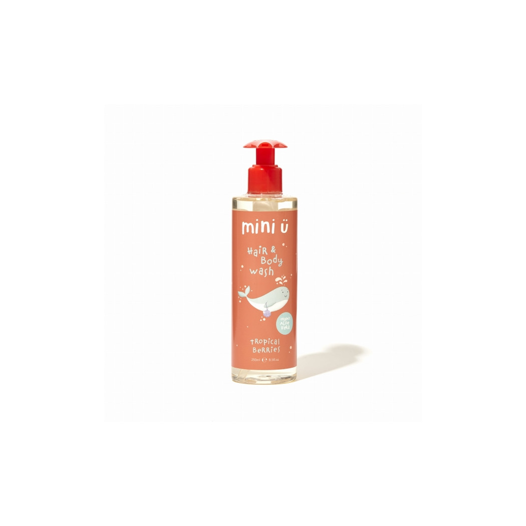 Naturalny Żel do Mycia Ciała i Włosów dla Dzieci i Niemowląt 250 ml - MINI-U