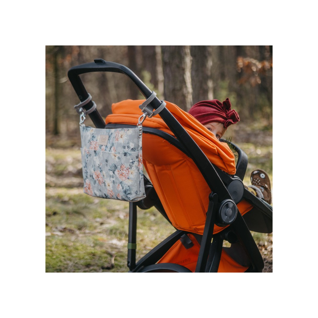 Organizer do wózka - Heartbeat Blue - Premium - La Millou Feeria