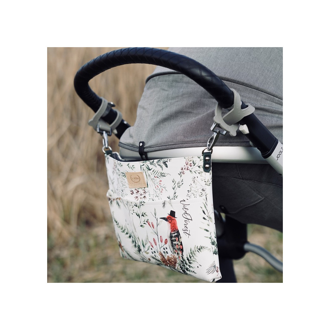 Organizer do wózka - Heartbeat Pink - Premium - La Millou Feeria