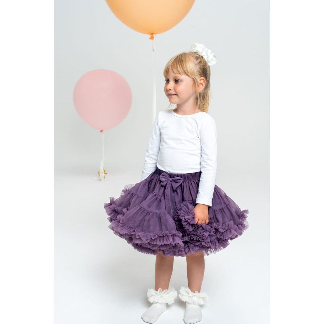 Spódniczka Winogronowa 0-6 miesięcy- Manufaktura Falbanek- Tiulowa Pettiskirt