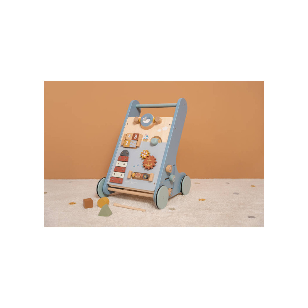 WYPRZEDAŻ Sailors Bay - Drewniany Chodzik Edukacyjny - Pchacz - Little Dutch