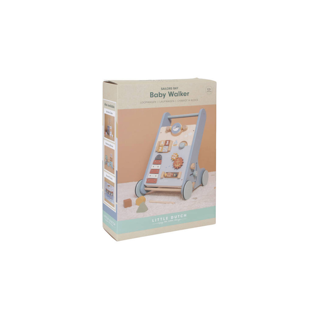 WYPRZEDAŻ Sailors Bay - Drewniany Chodzik Edukacyjny - Pchacz - Little Dutch
