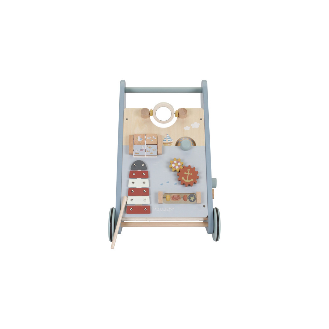 WYPRZEDAŻ Sailors Bay - Drewniany Chodzik Edukacyjny - Pchacz - Little Dutch