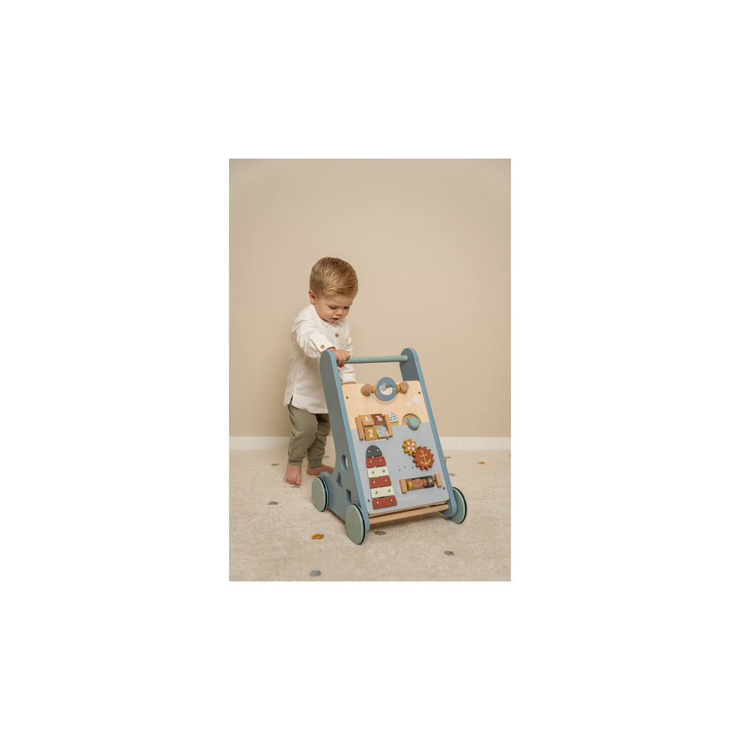WYPRZEDAŻ Sailors Bay - Drewniany Chodzik Edukacyjny - Pchacz - Little Dutch