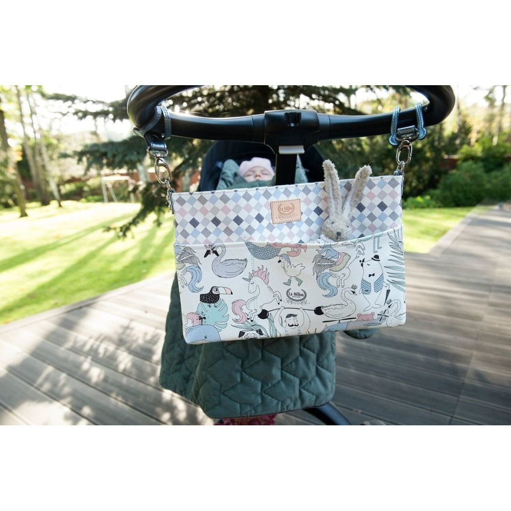 Organizer do wózka - Lavender Dream - Premium - La Millou Feeria