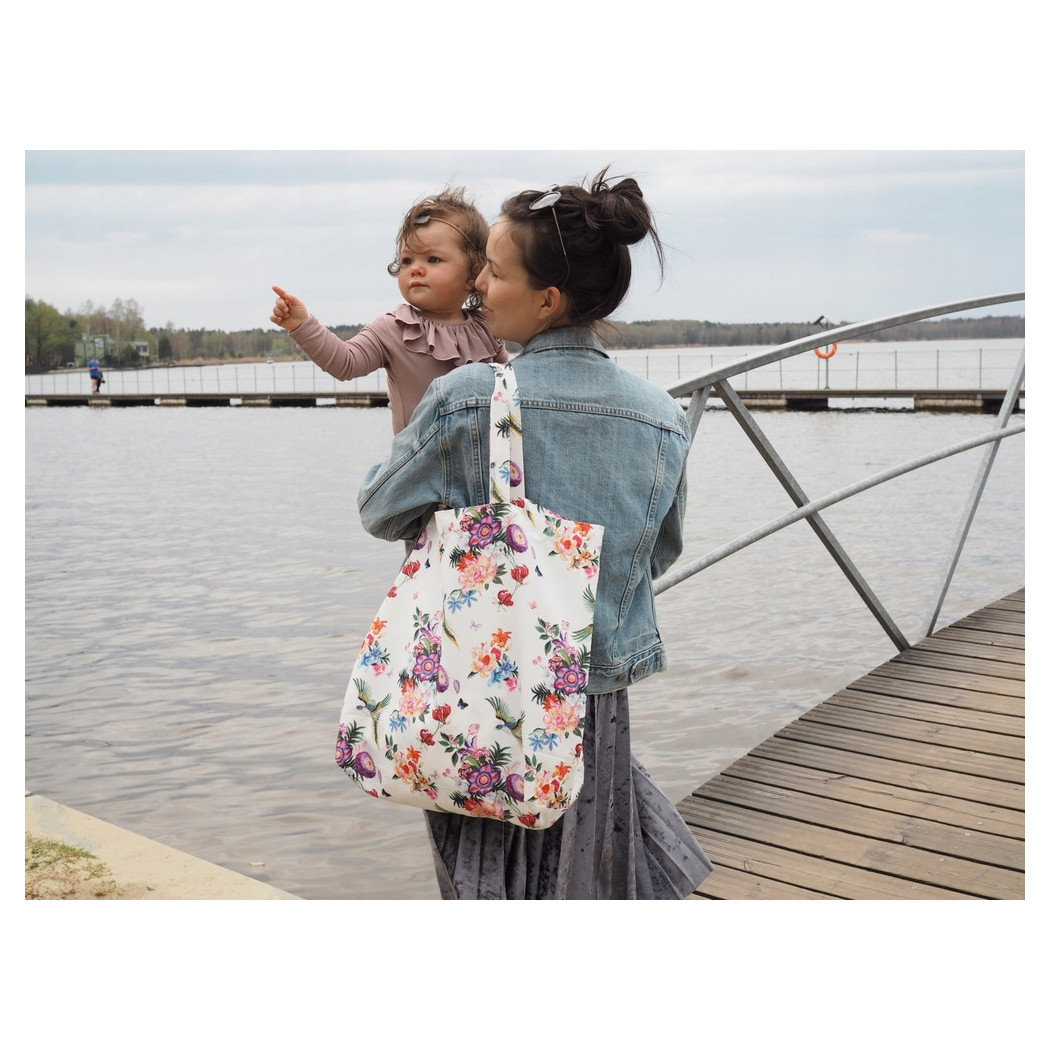 Very Peri Violet - Shopper Bag z Kieszonką - Torba na zakupy - La Millou