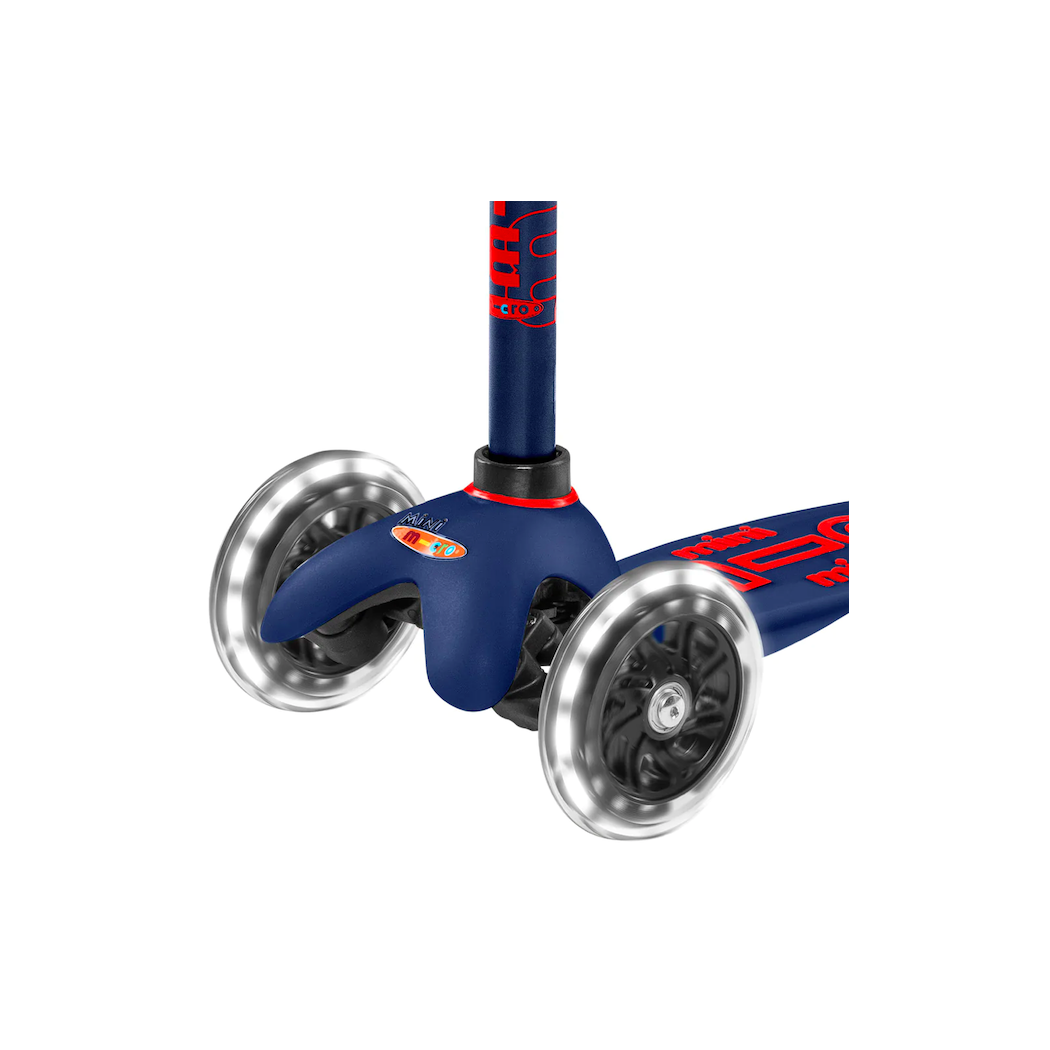 Hulajnoga Mini Deluxe LED - Navy Blue/Niebieska - Micro