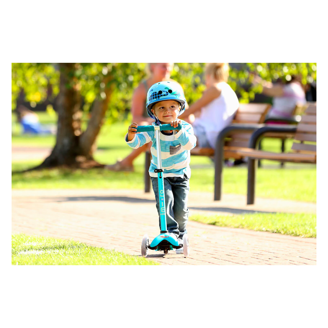 Hulajnoga Mini Deluxe LED - Navy Blue/Niebieska - Micro