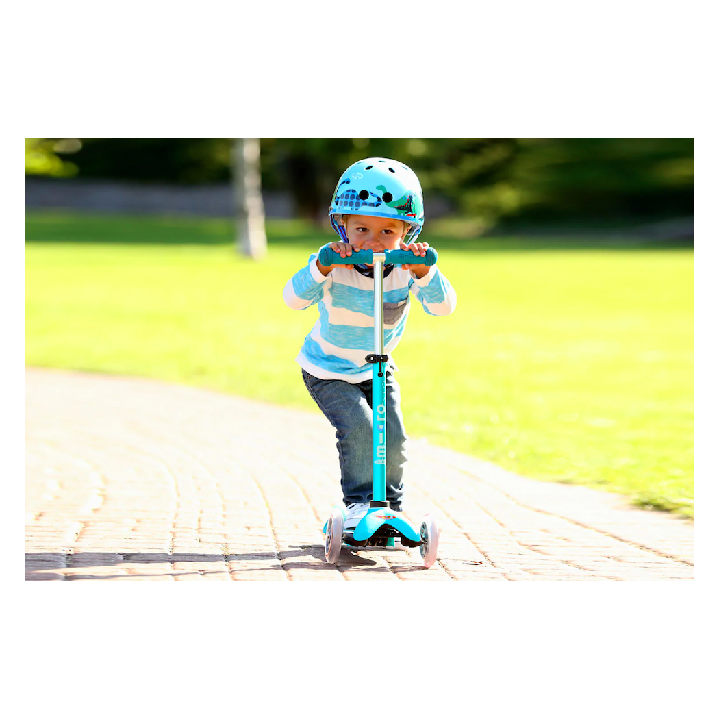 Hulajnoga Mini Deluxe LED - Navy Blue/Niebieska - Micro