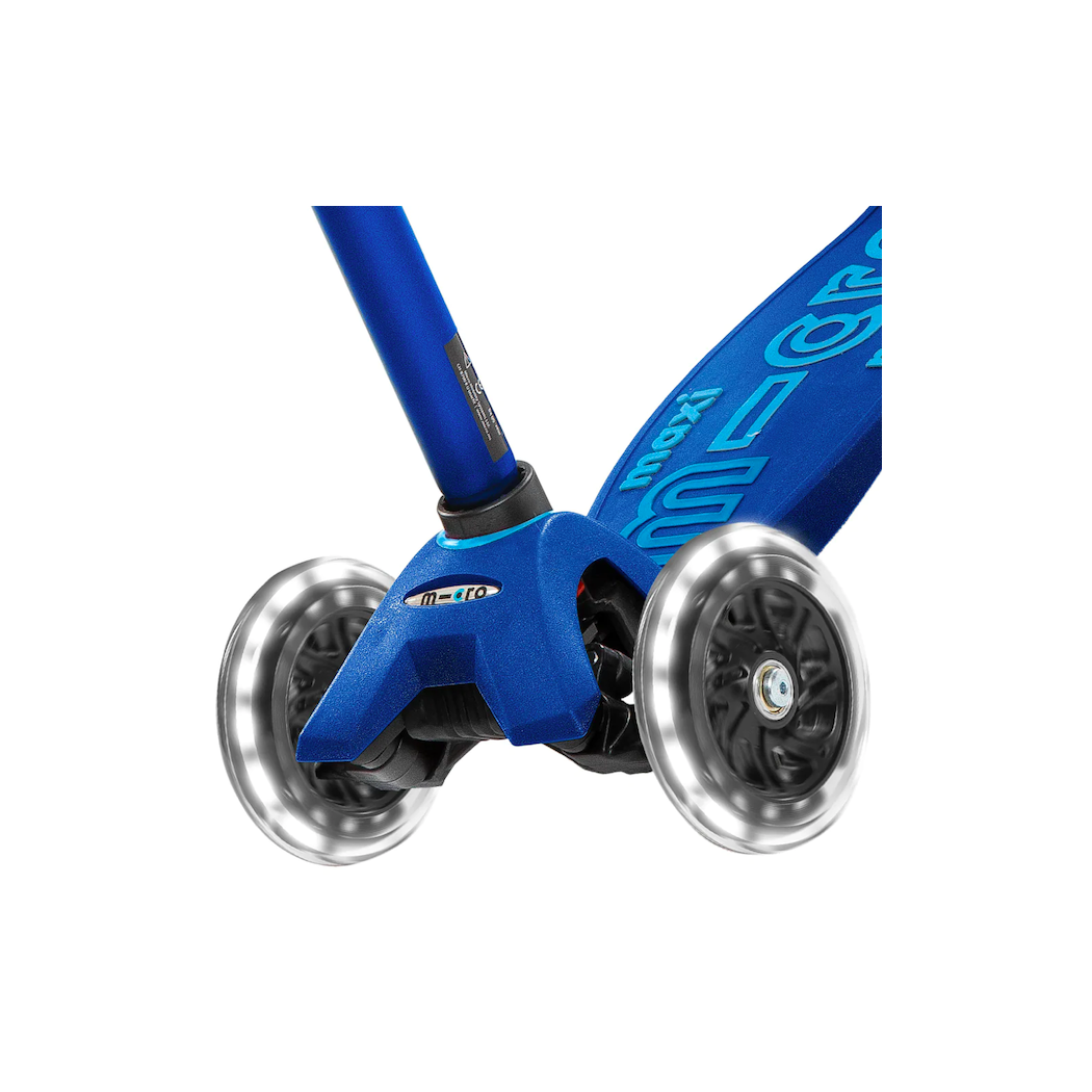 Hulajnoga Maxi Micro Deluxe LED - Navy Blue/Niebieska - Micro