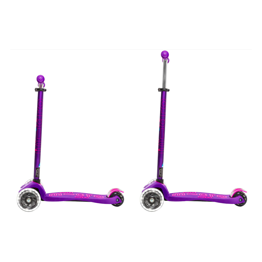 WYPRZEDAŻ Hulajnoga Maxi Deluxe LED - Purple/Fioletowa - Micro 2024