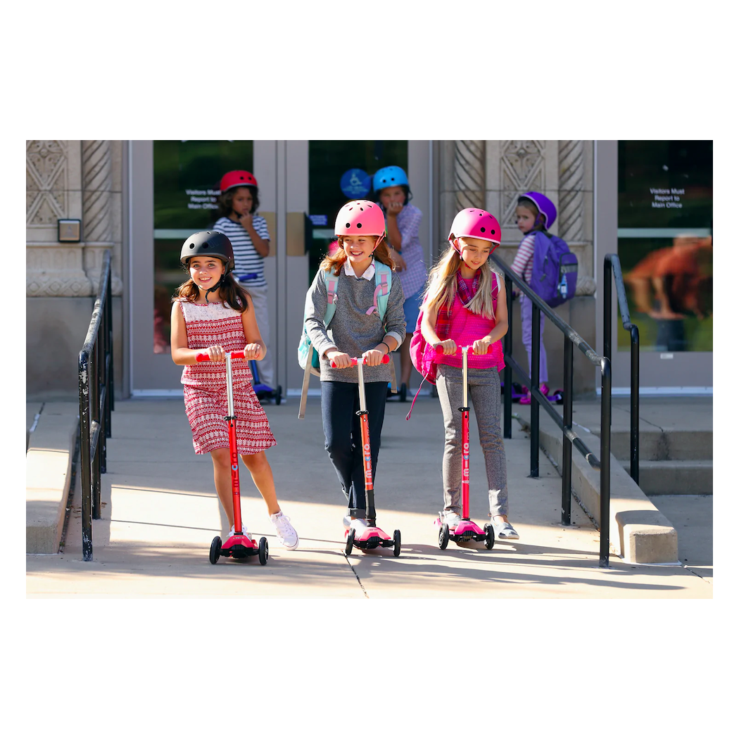 Hulajnoga Maxi Micro Deluxe - Black - Grey/Czarno - Szara - Micro