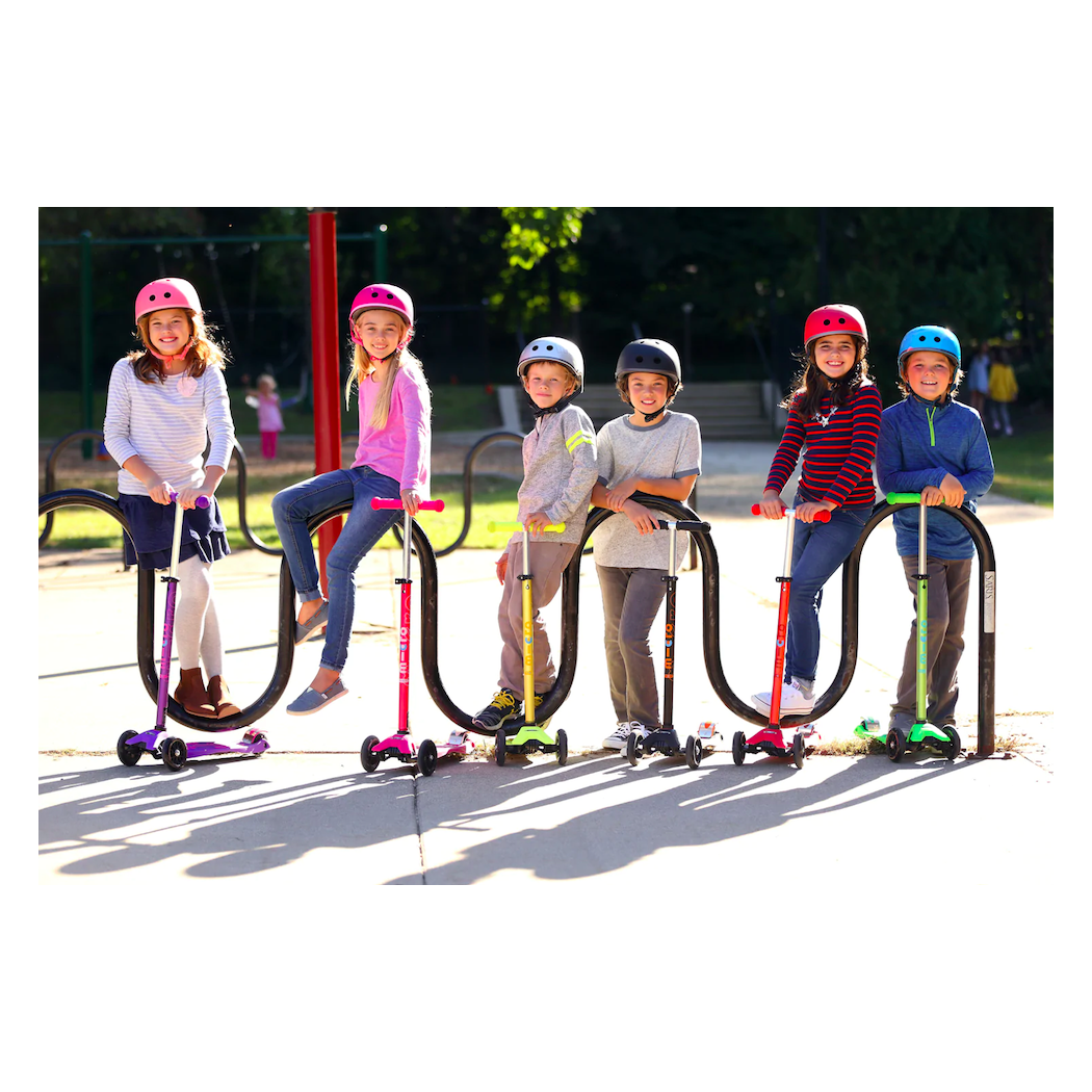 Hulajnoga Maxi Micro Deluxe - Black - Grey/Czarno - Szara - Micro