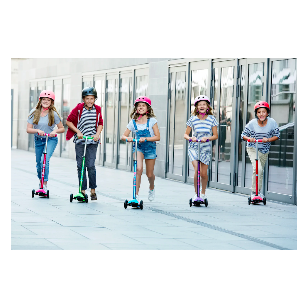 Hulajnoga Maxi Micro Deluxe - Black - Grey/Czarno - Szara - Micro