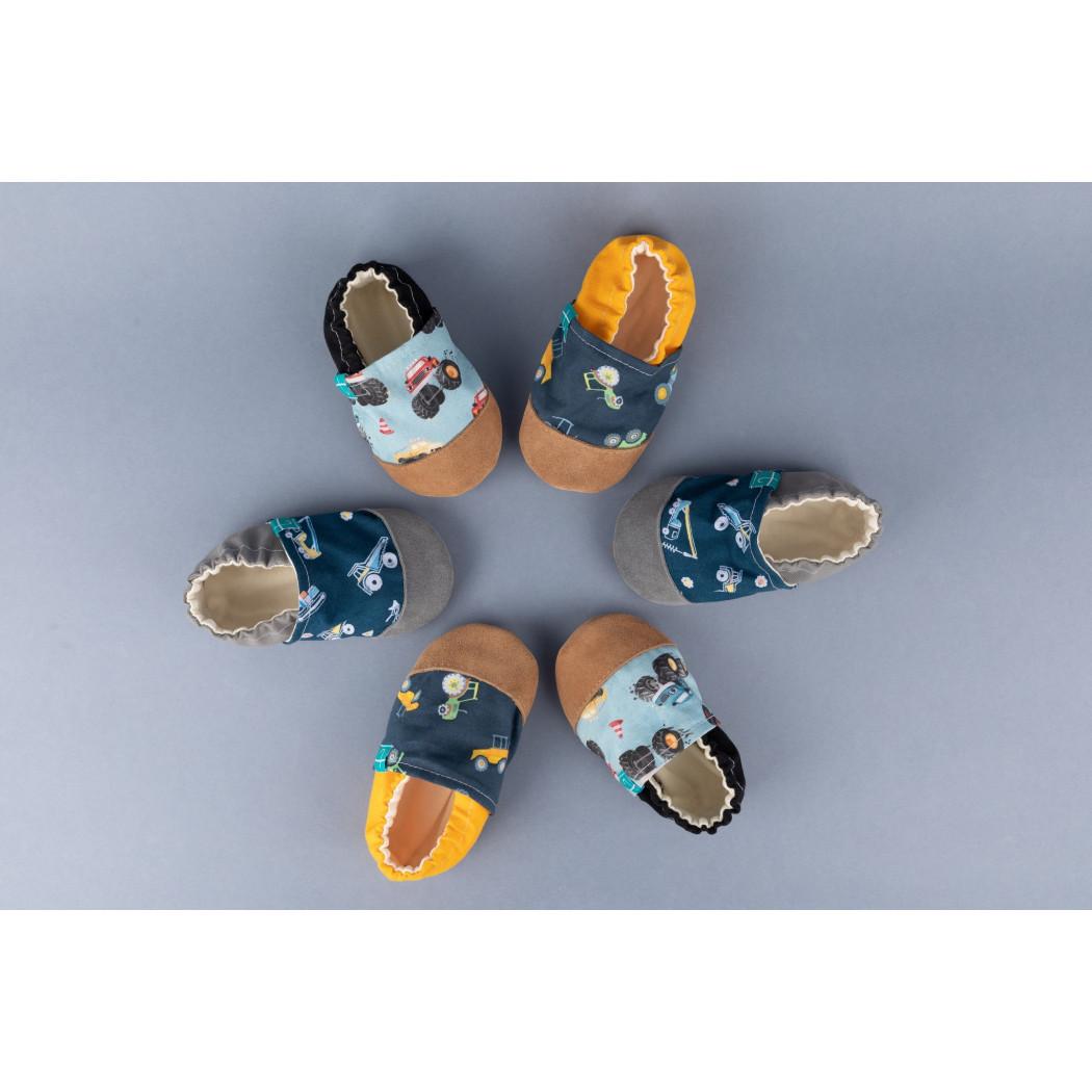 Green Bunny - rozmiar 2-3 lata - Papcie Titot - SKÓRZANA PODESZWA