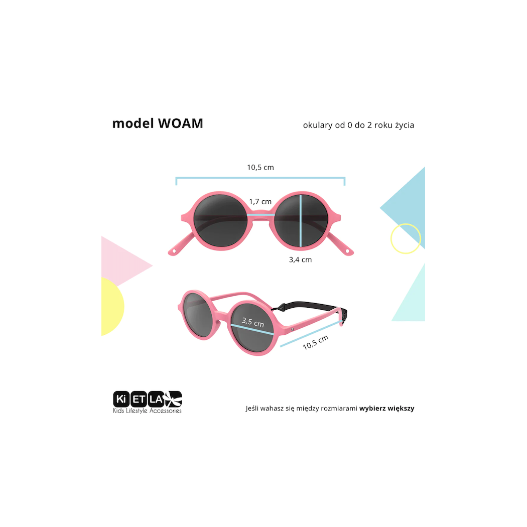 SKY BLUE WOAM - 0-2 lata - Okularki przeciwsłoneczne - KiETLA