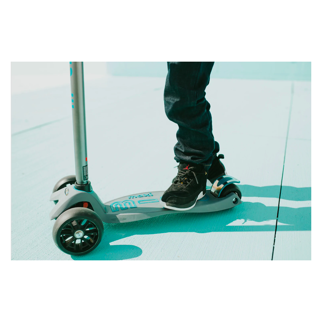 WYPRZEDAŻ Hulajnoga Maxi Deluxe PRO - Grey/Aqua - Micro
