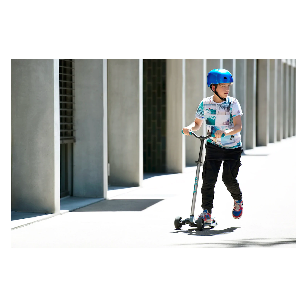 WYPRZEDAŻ Hulajnoga Maxi Deluxe PRO - Grey/Aqua - Micro