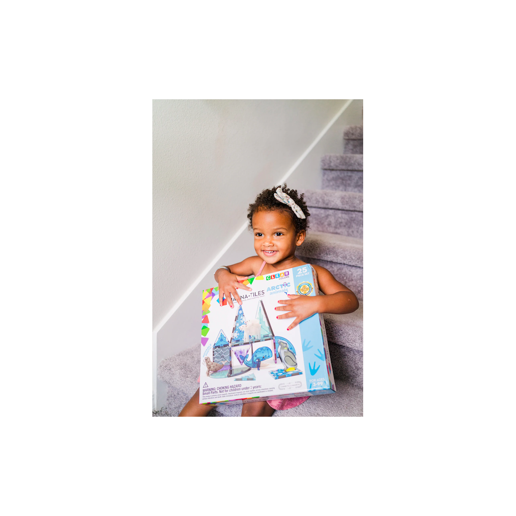 Arctic Animals - Arktyczne Zwierzęta - Klocki Magnetyczne 25 elementów - Magna-Tiles