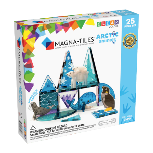 Arctic Animals - Arktyczne Zwierzęta - Klocki Magnetyczne 25 elementów - Magna-Tiles